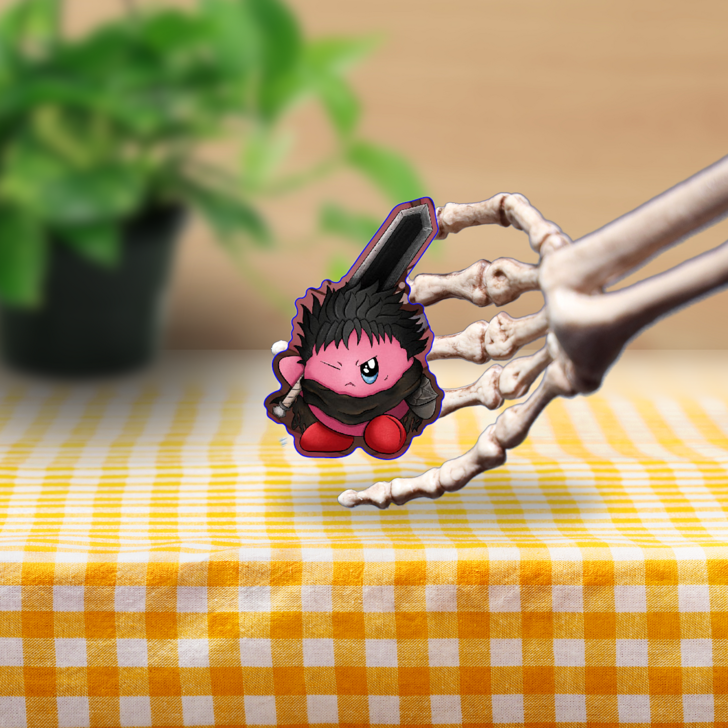 Kirby Guts Vinyl Sticker