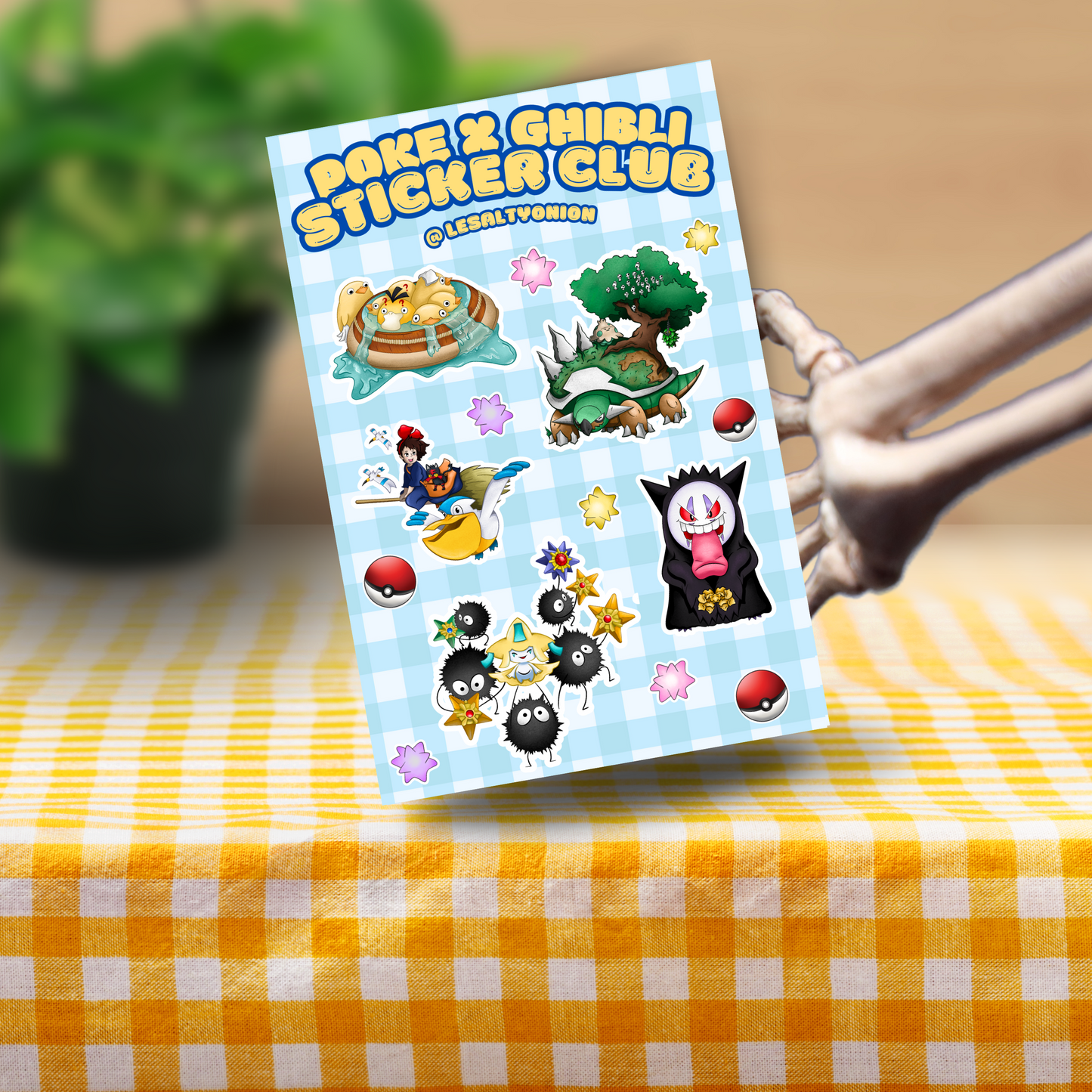 Poke x Ghibli Sticker Sheet!