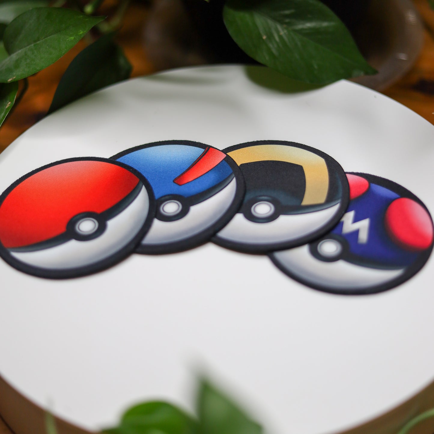 Poke Ball Coaster Set