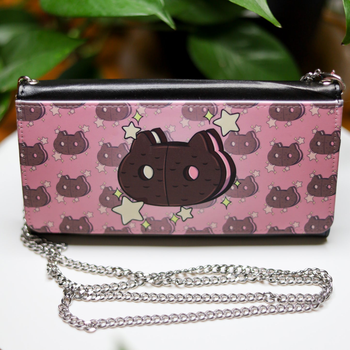 Cookie Cat Wallet Chain Purse