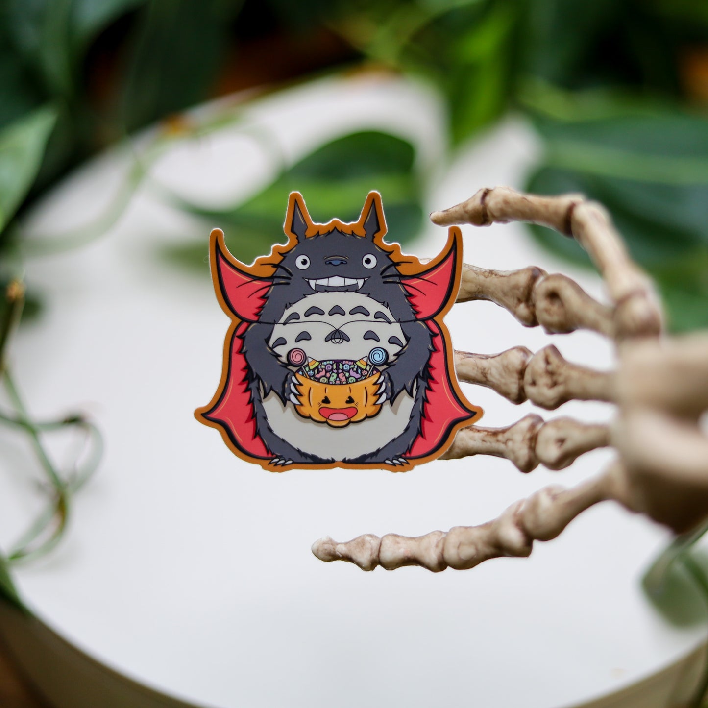 Vamp Totoro Vinyl Sticker