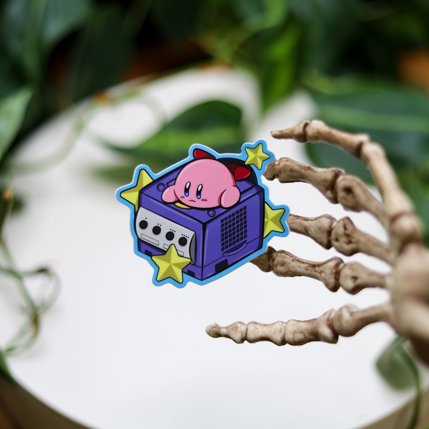 Kirby Gamecube Vinyl Sticker