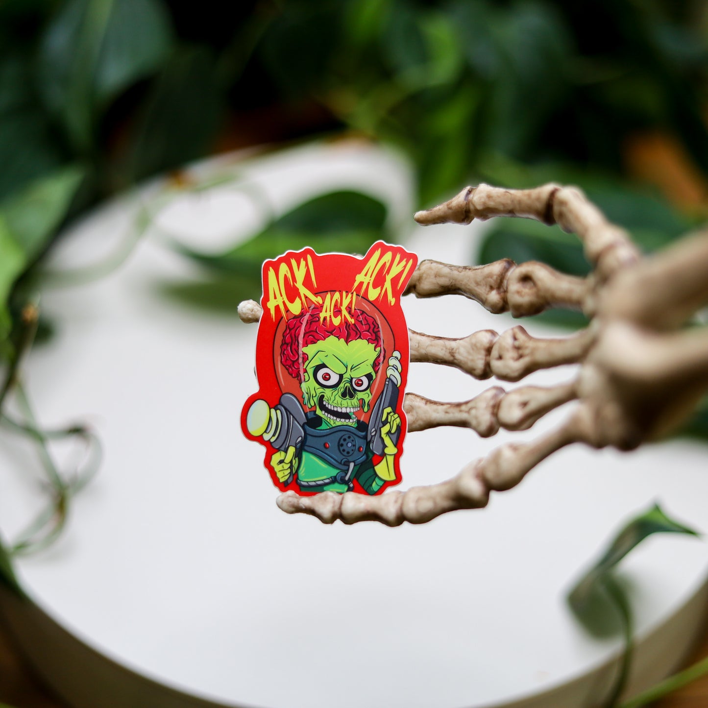 Mars Attacks Martian Vinyl Sticker