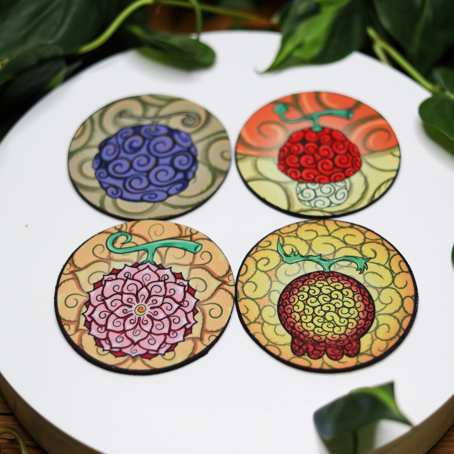 Devil Fruit Coaster Set