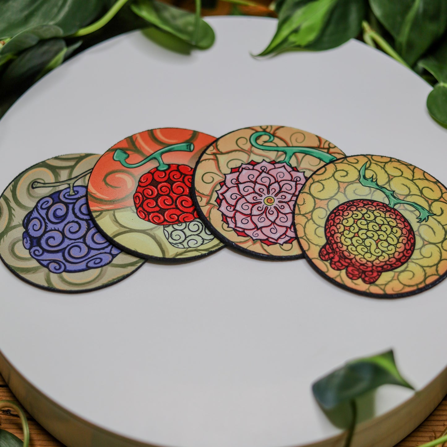 Devil Fruit Coaster Set