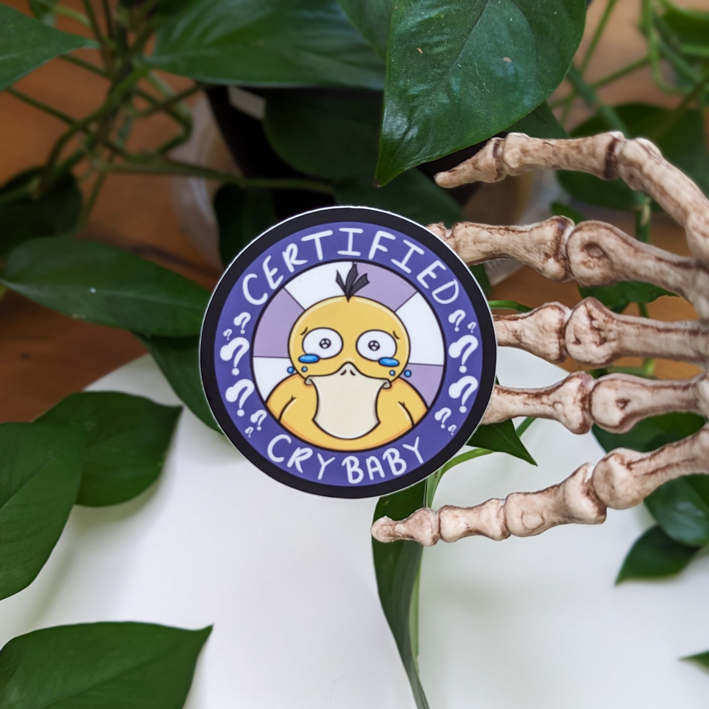 Crybaby Psyduck Vinyl Sticker