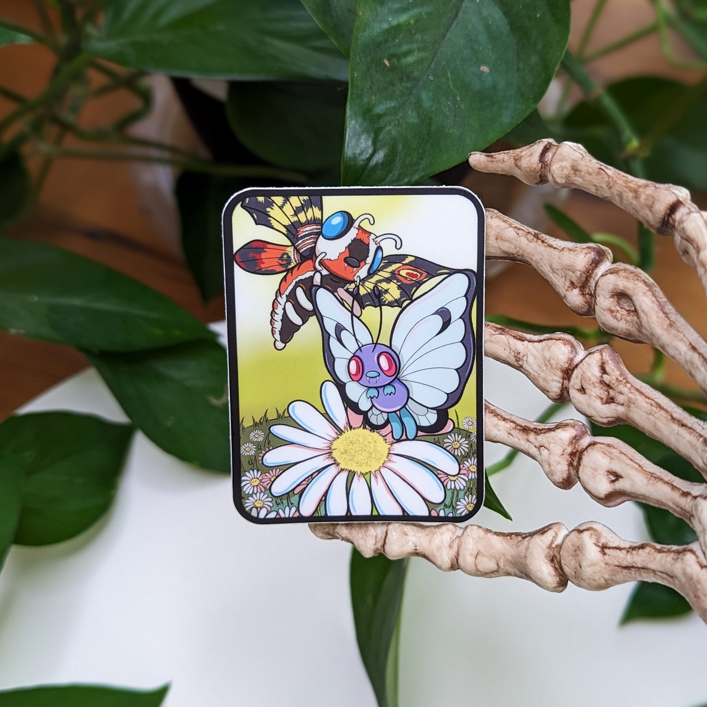 Butterfree & Mothra Vinyl Sticker