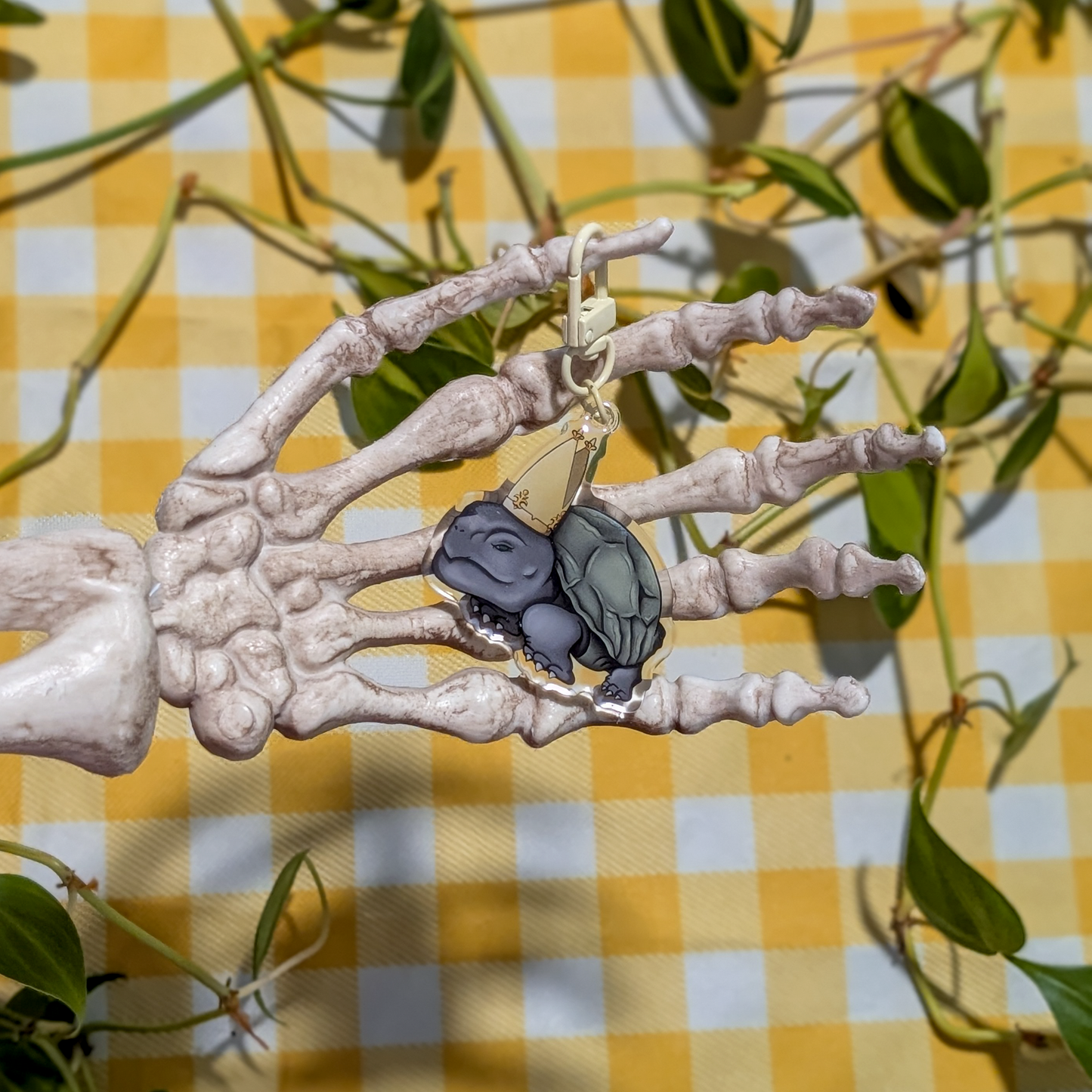 Turtle Pope Keychain