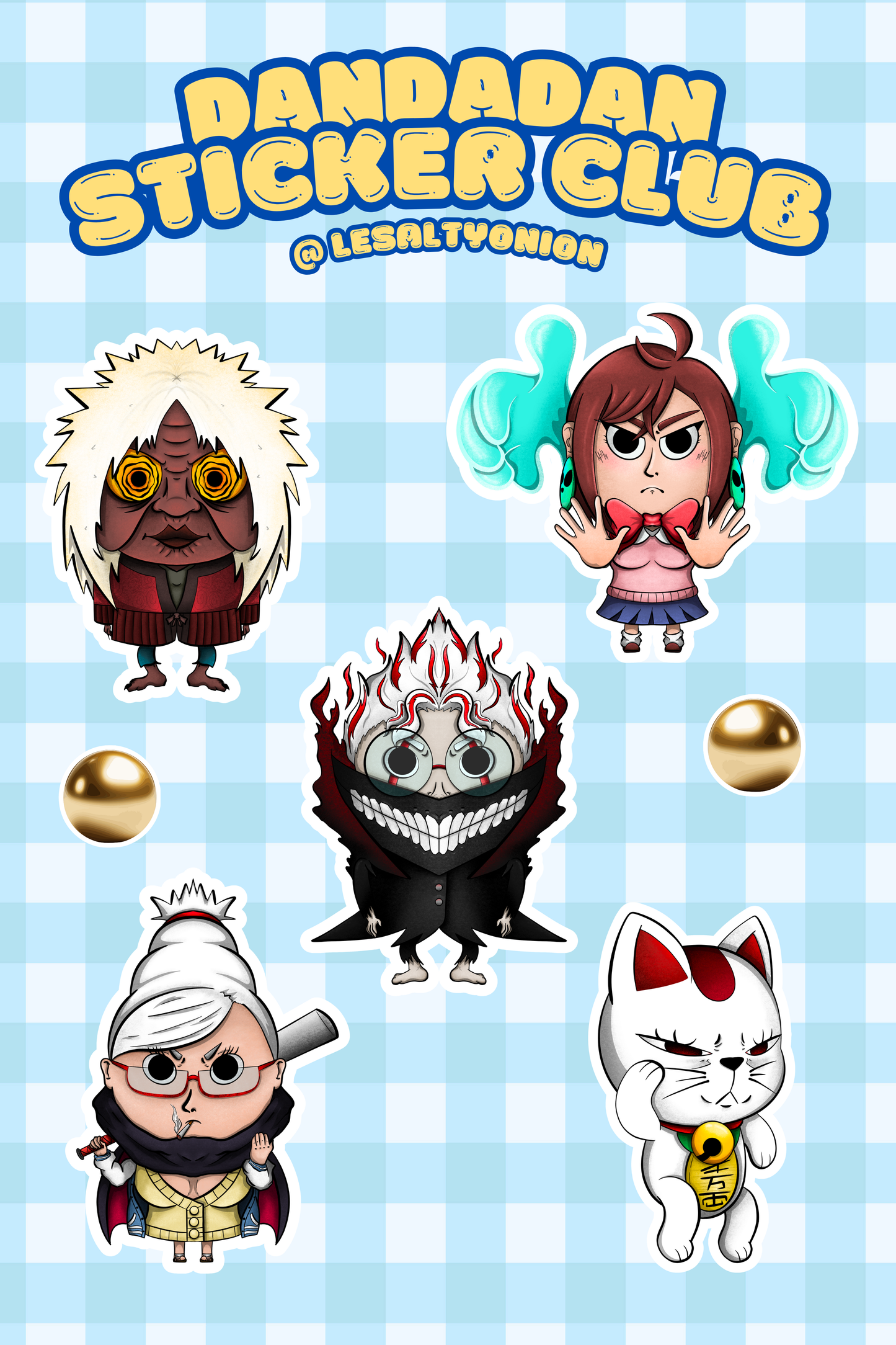 DanDaDan Sticker Sheet!