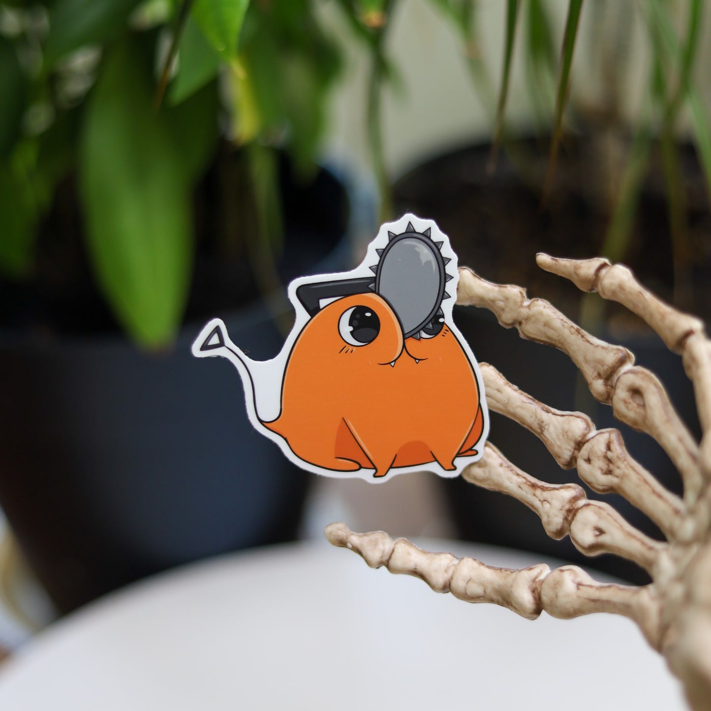 Chunky Pochita Vinyl Sticker