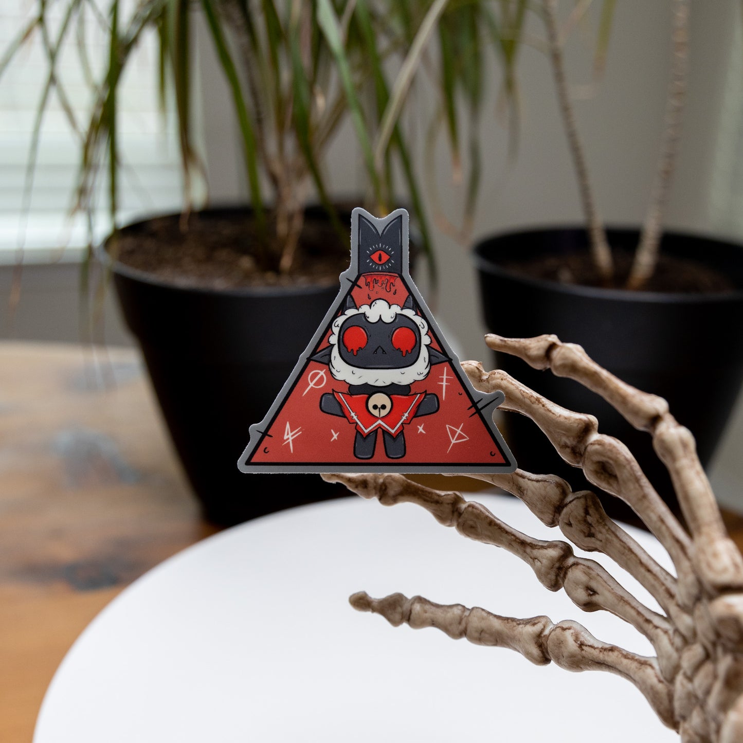 Cult Lamb Vinyl Sticker