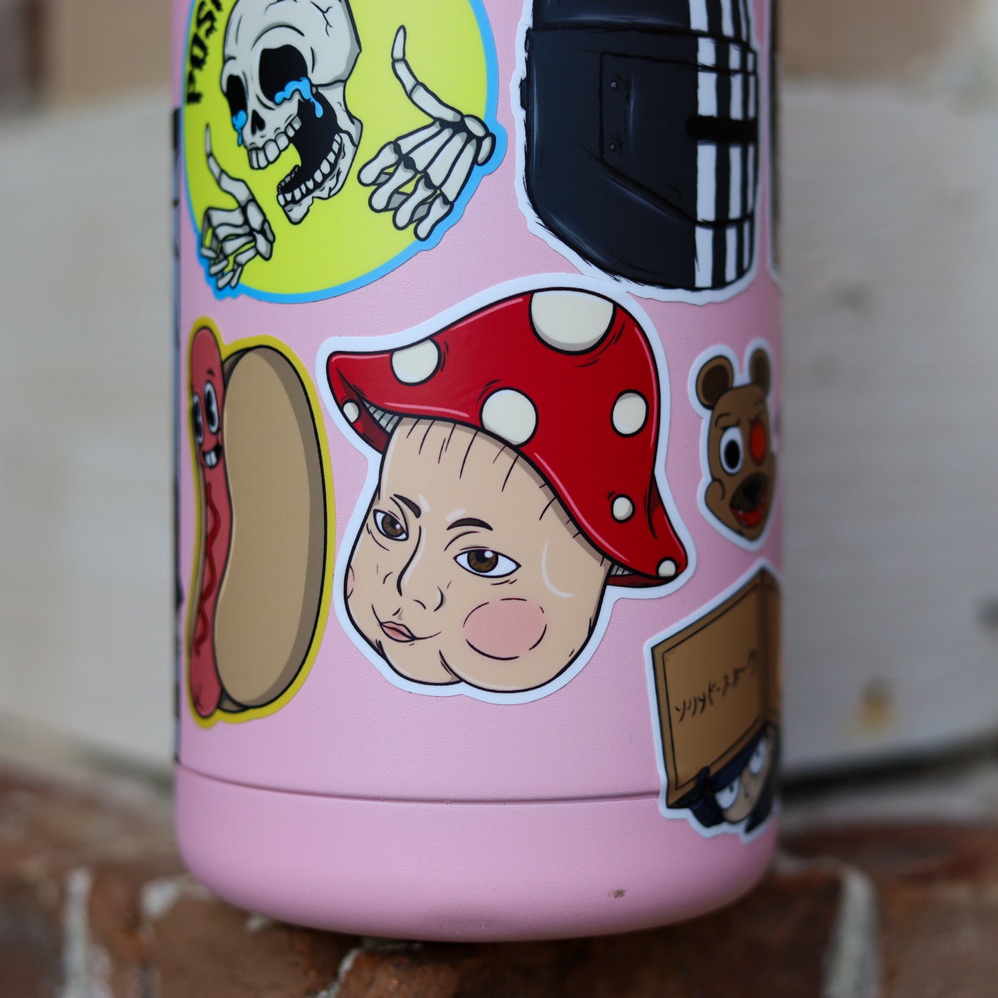 Baby Doll Mushroom Vinyl Sticker