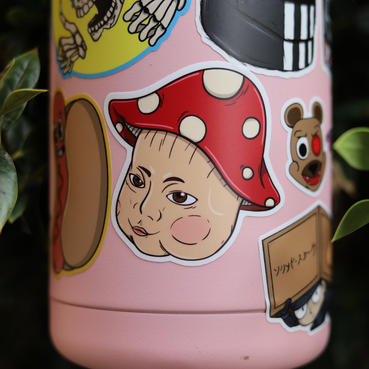 Baby Doll Mushroom Vinyl Sticker