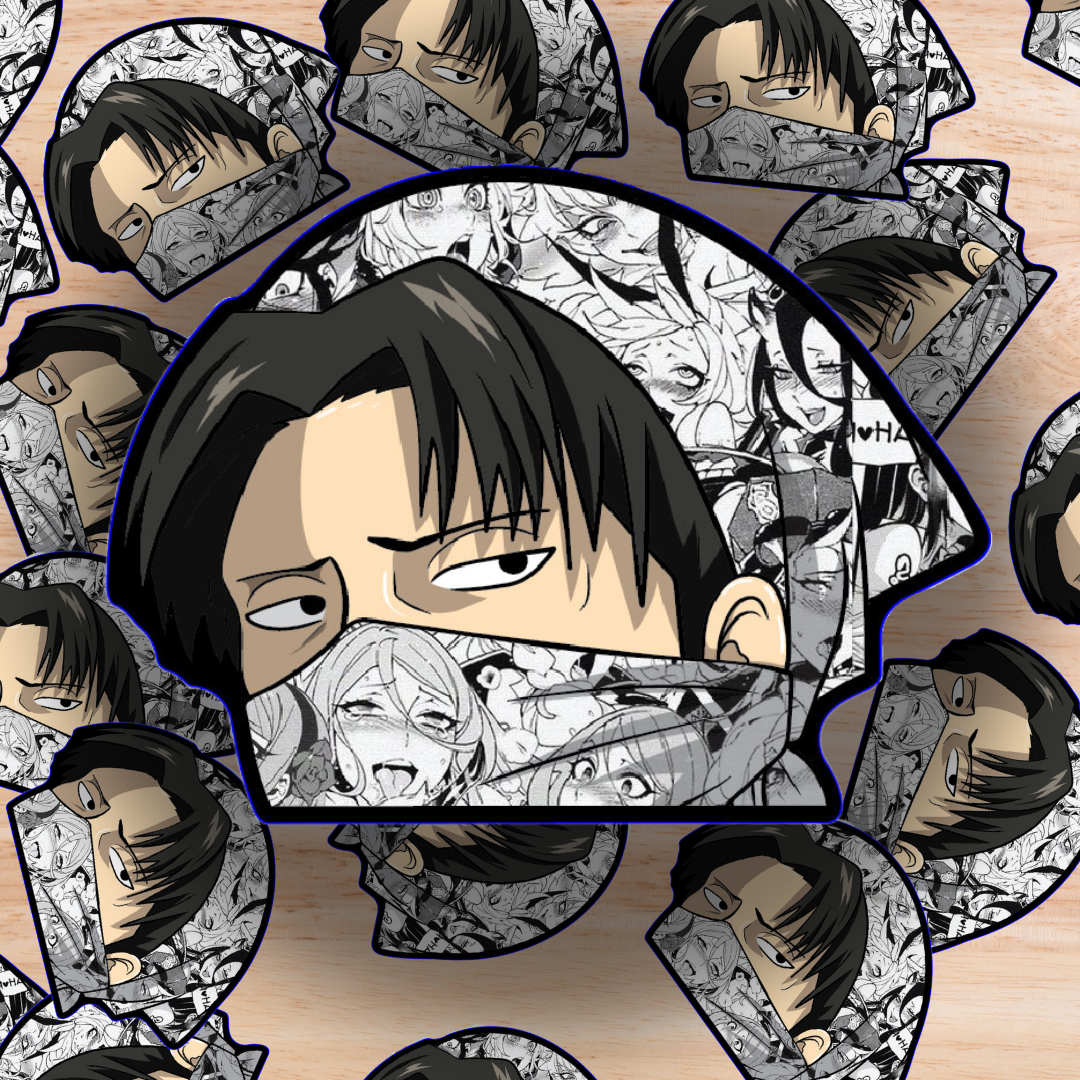 Daddy Levi Vinyl Peeker Sticker
