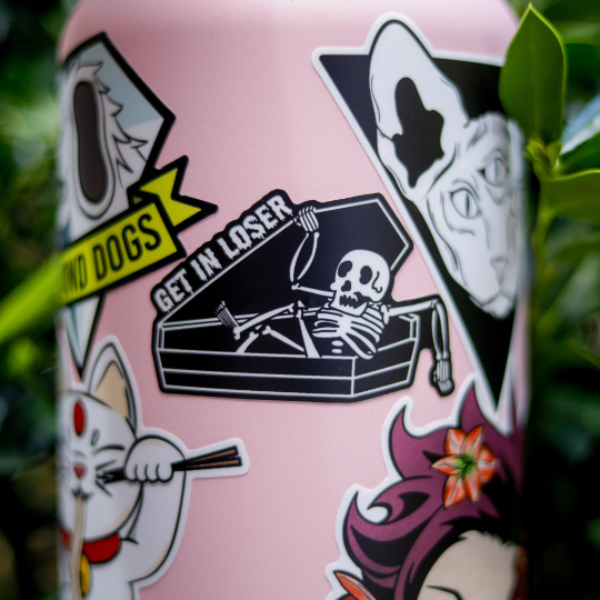 Get In Loser Vinyl Stickers