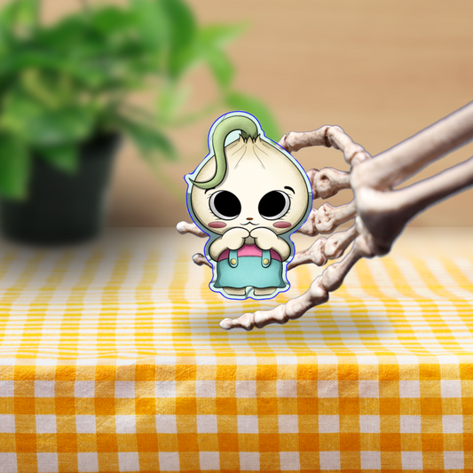 Kawaii Chives Vinyl Sticker
