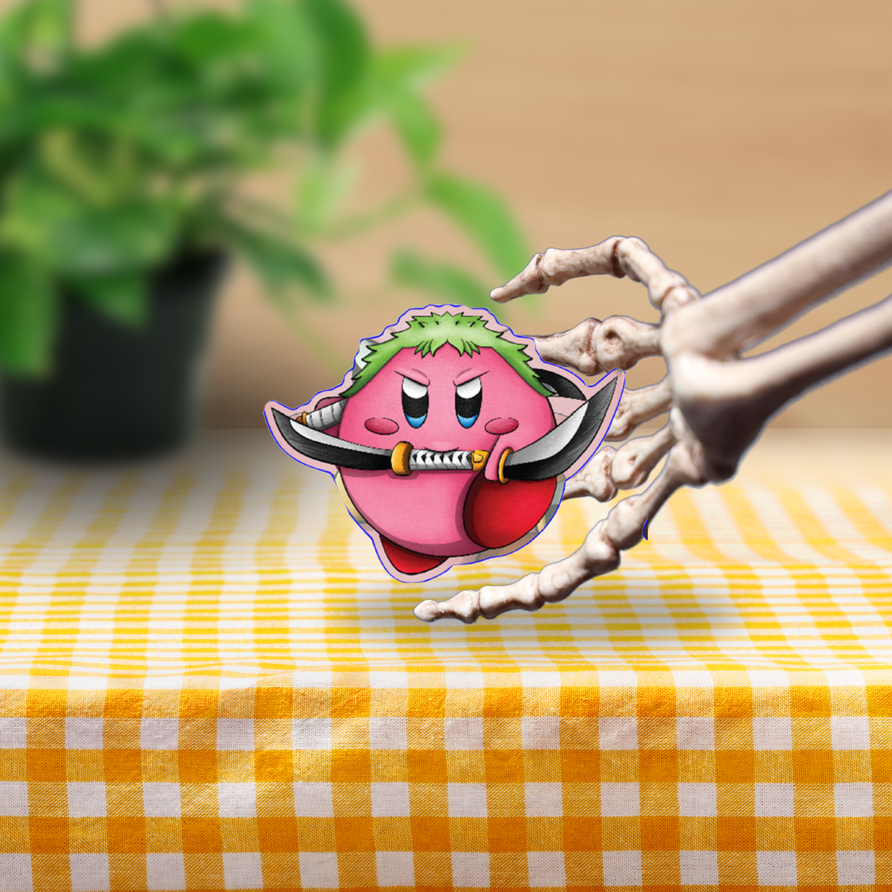 Kirby Zoro Vinyl Sticker