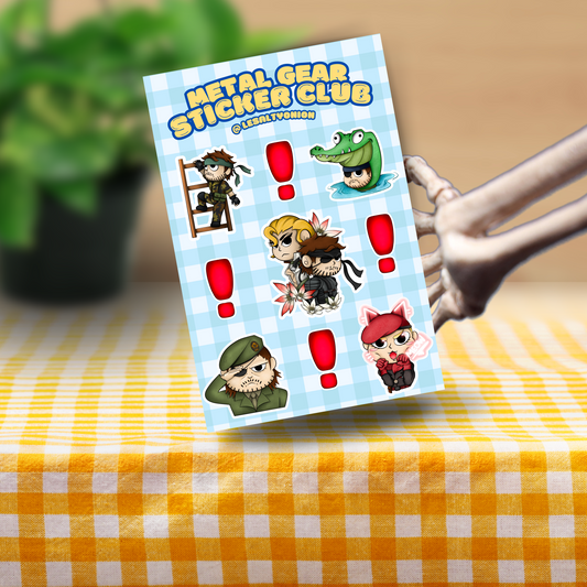 Metal Gear Sticker Sheet!