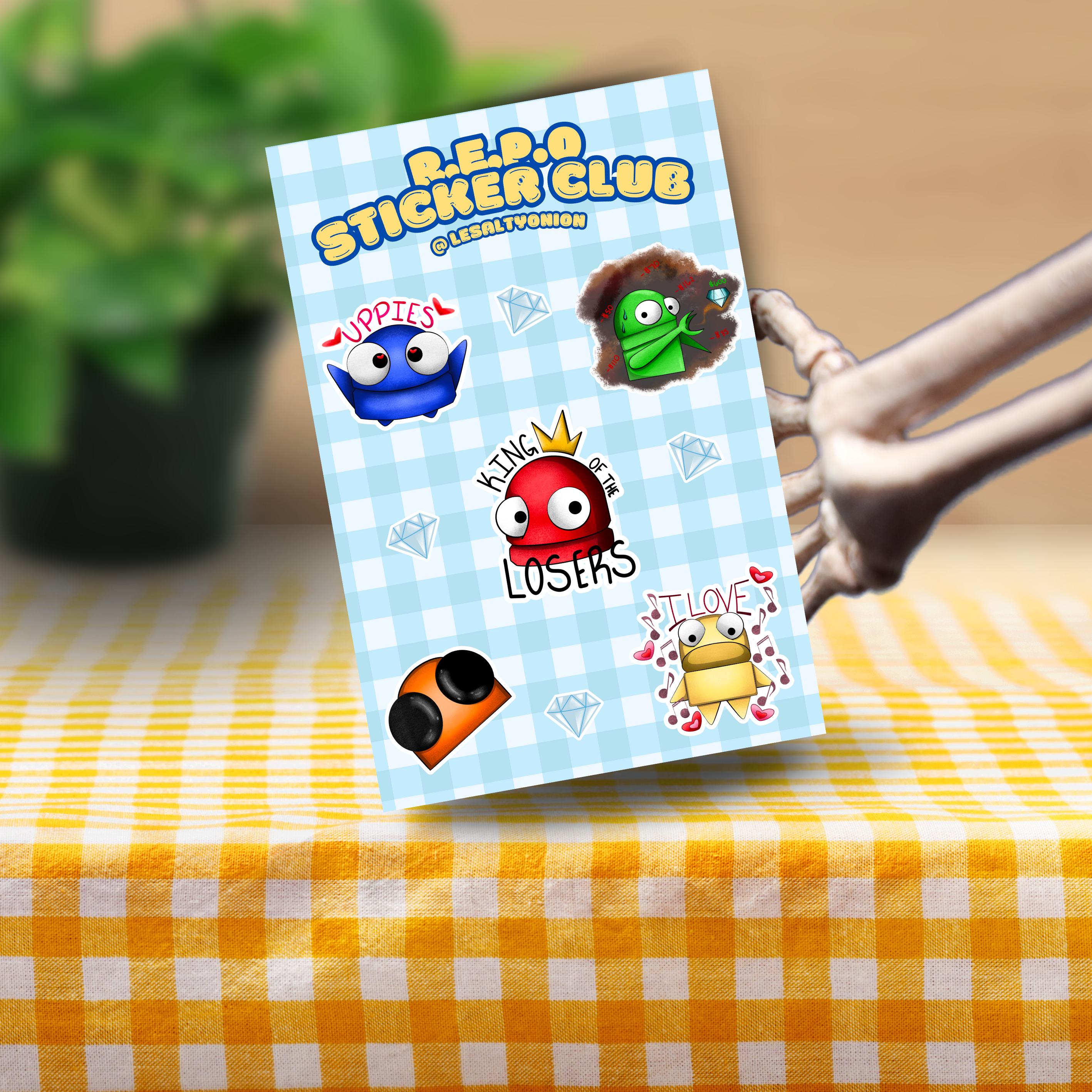 R.E.P.O. Sticker Sheet!