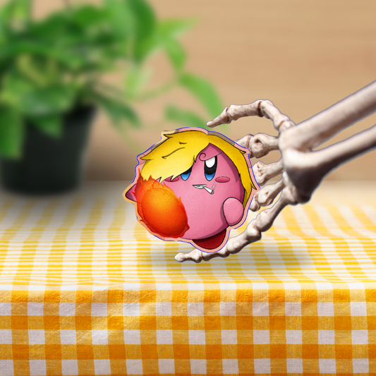 Kirby Sanji Vinyl Sticker