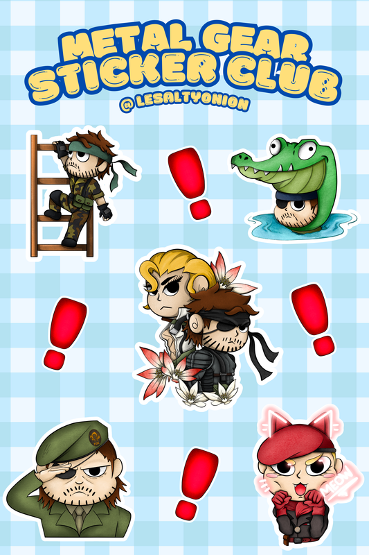 Metal Gear Sticker Sheet!