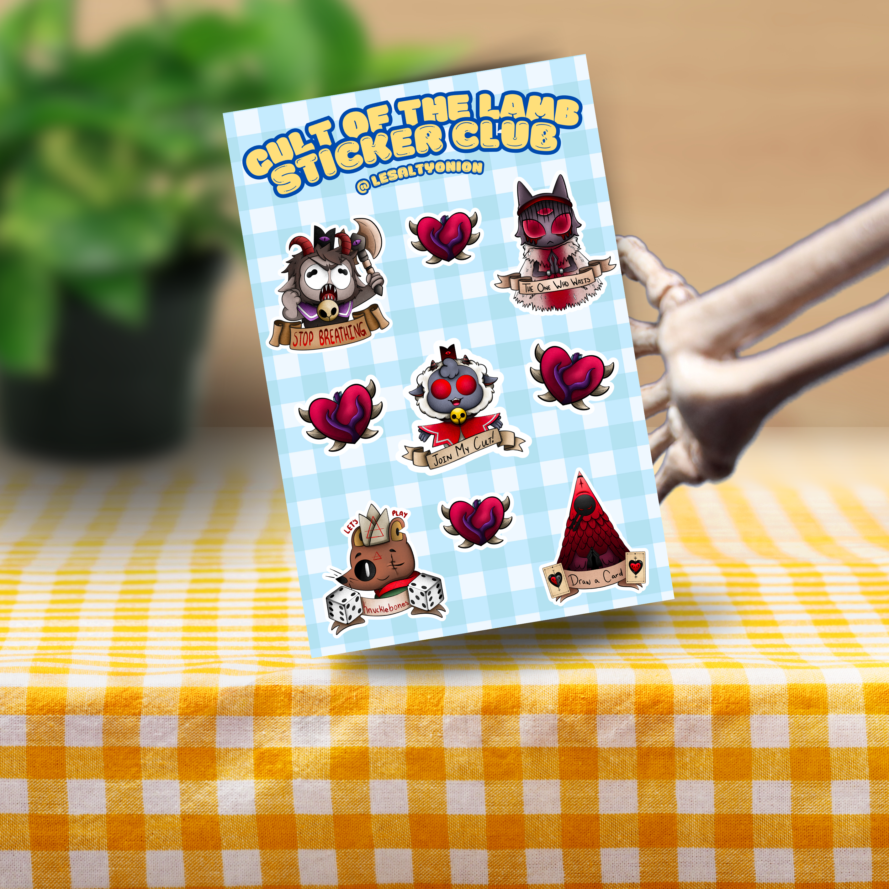Cult of the Lamb Sticker Sheet!