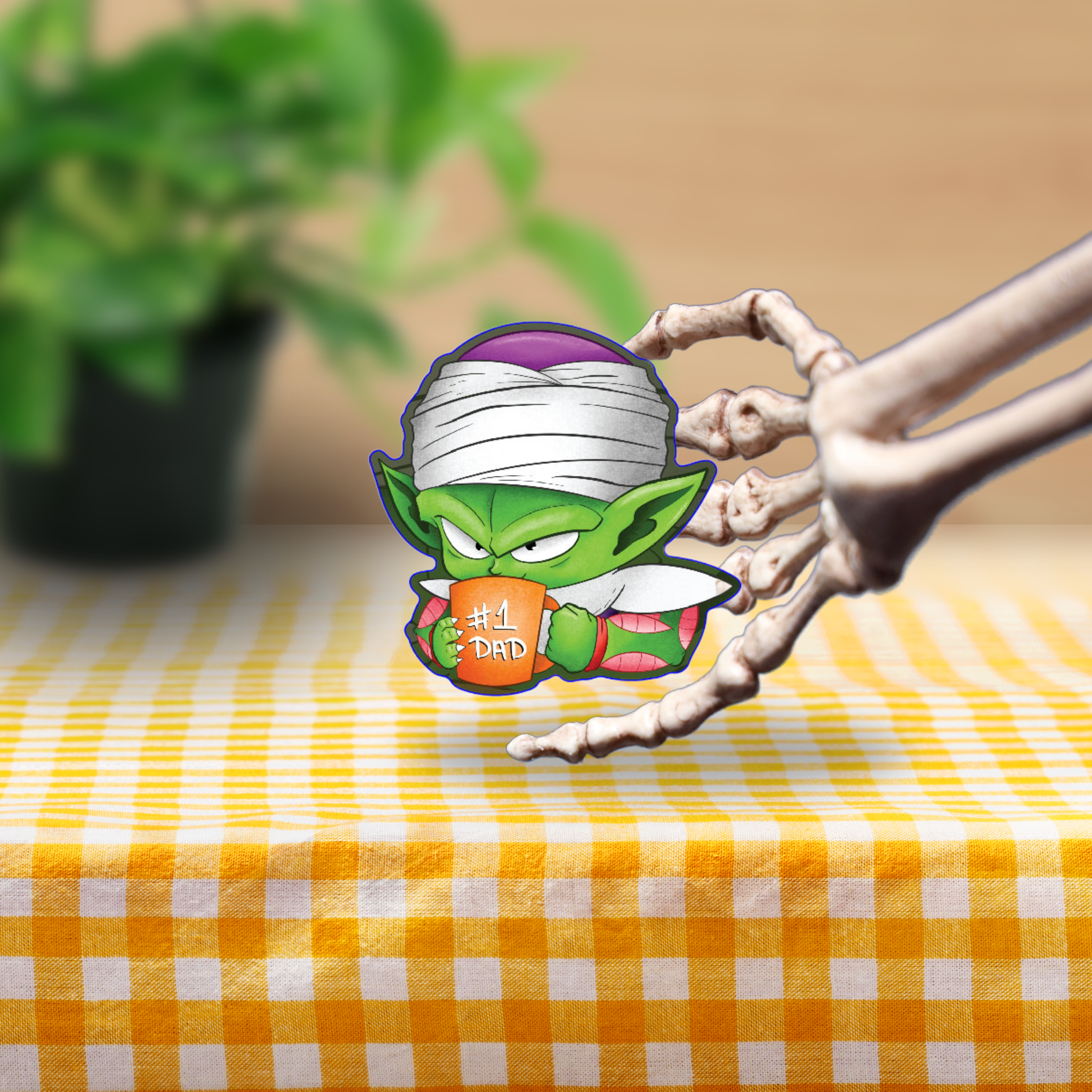 #1 Dad Piccolo Vinyl Sticker