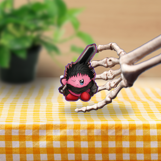 Kirby Guts Vinyl Sticker