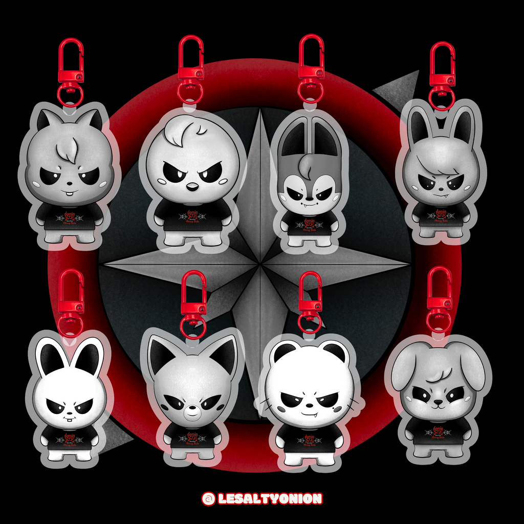 Stray Kids Domin-ATE Keychains