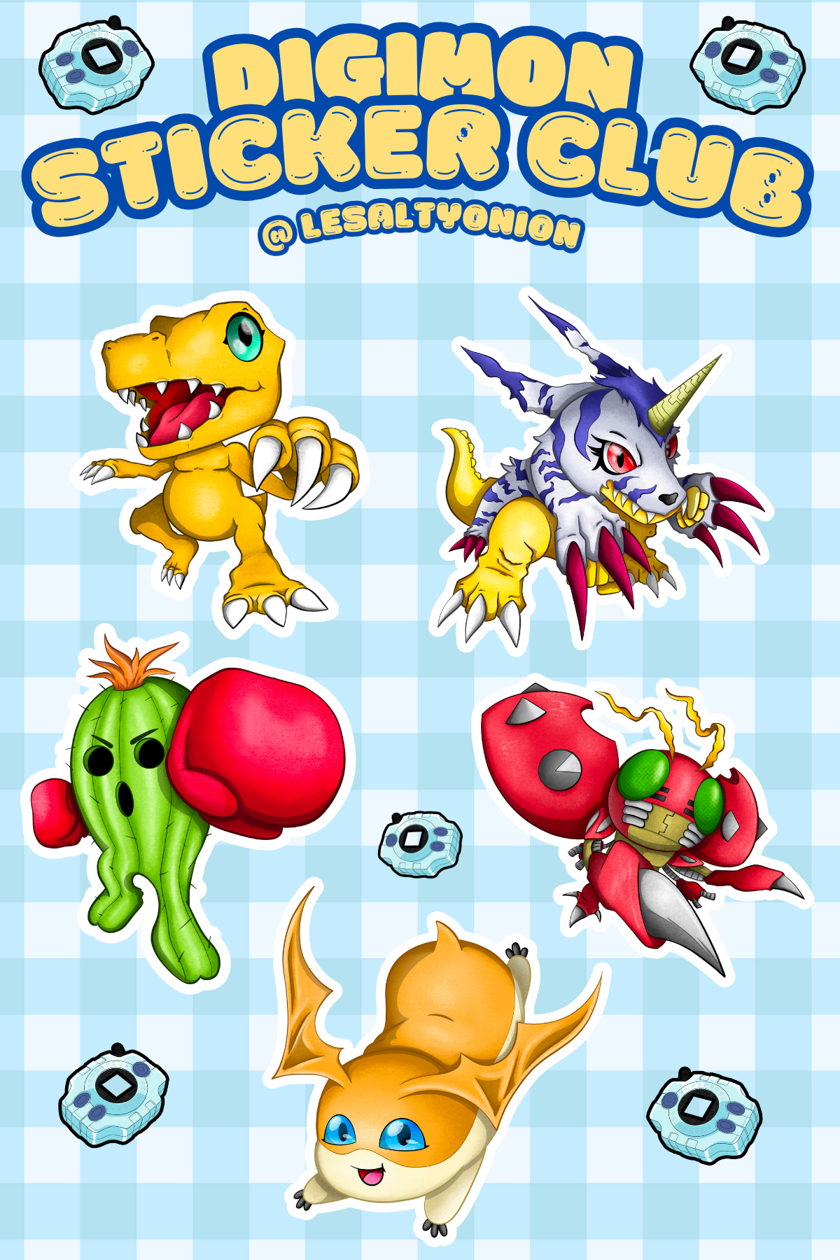 Digimon Sticker Sheet!