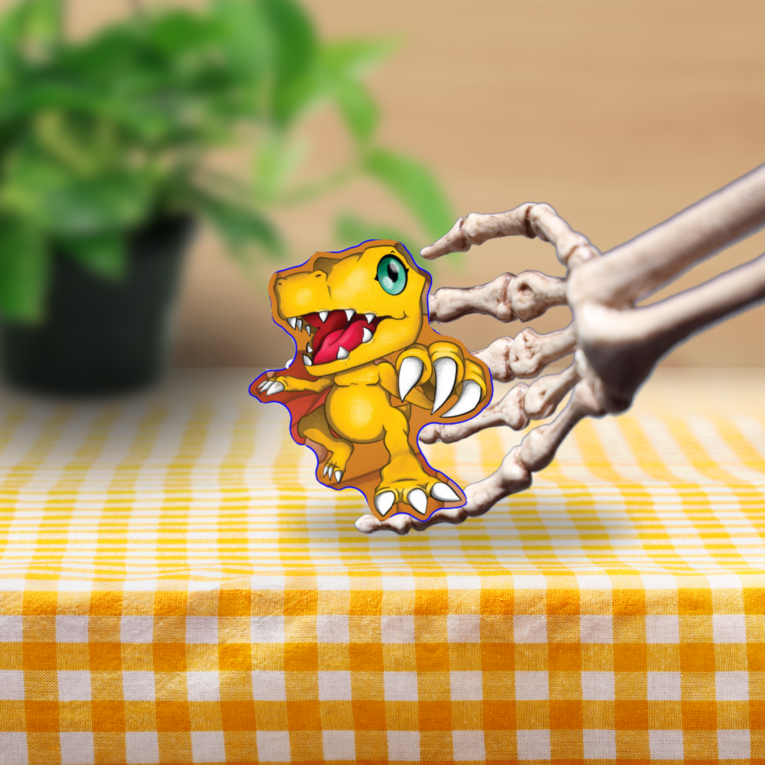 Agumon Vinyl Sticker
