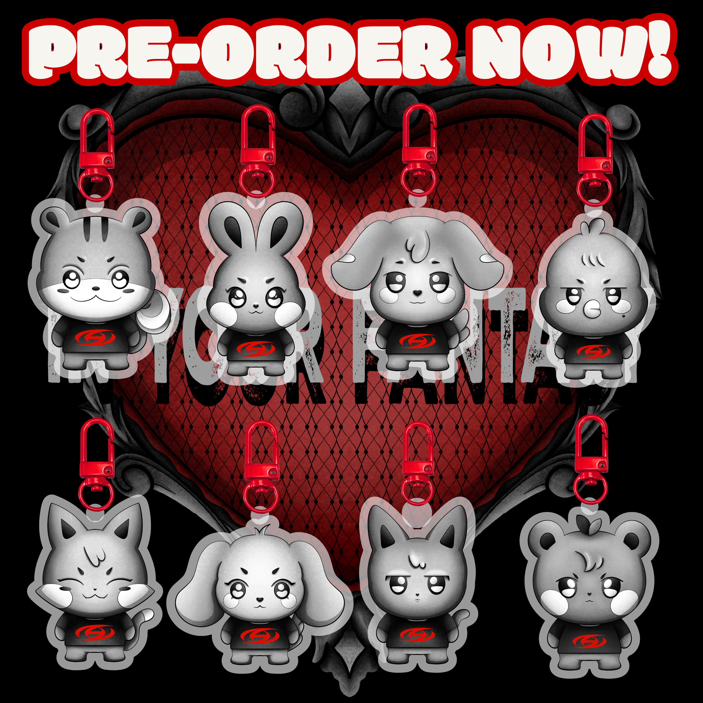 ***PRE-ORDER*** Ateez Keychains