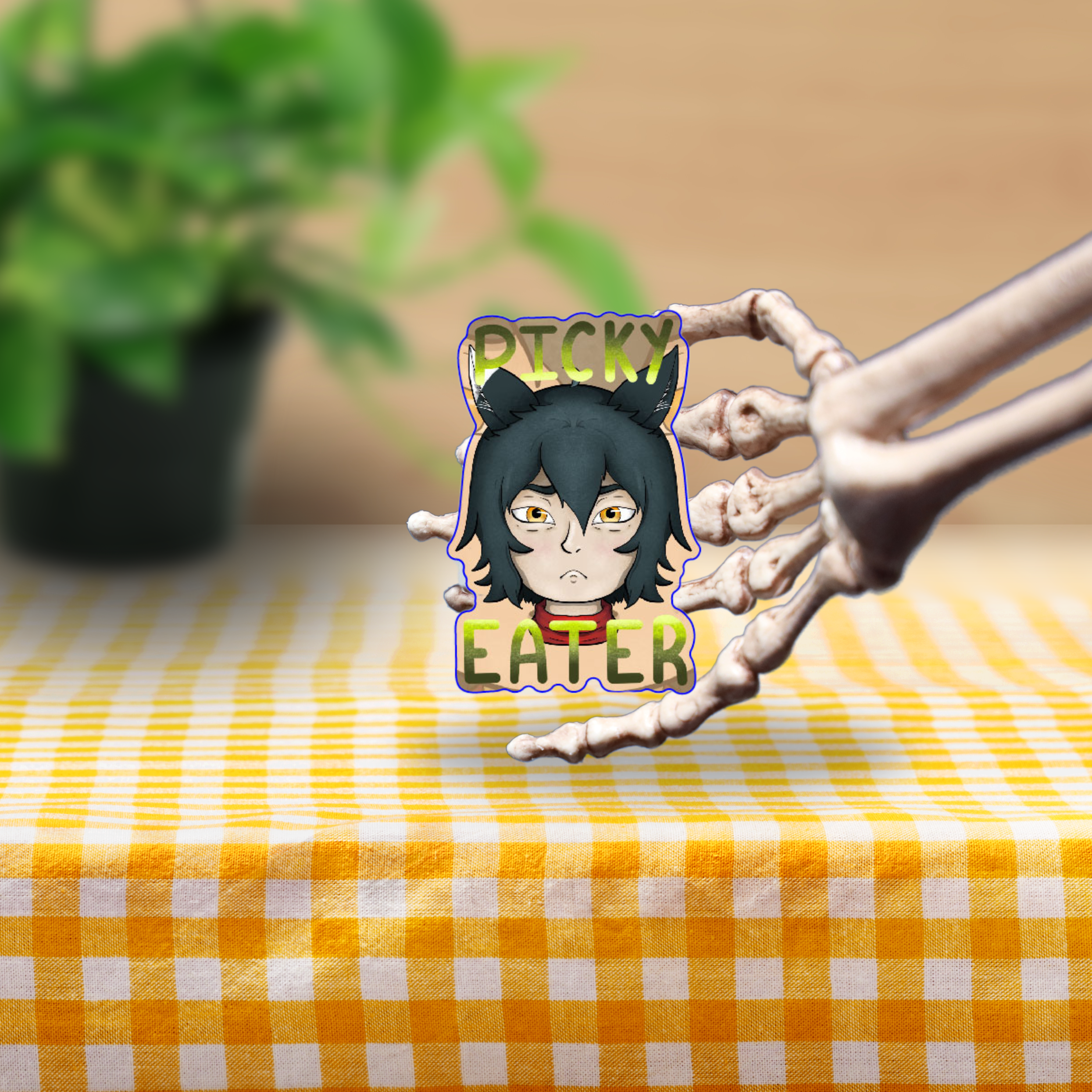 Izutsumi Picky Eater Vinyl Sticker