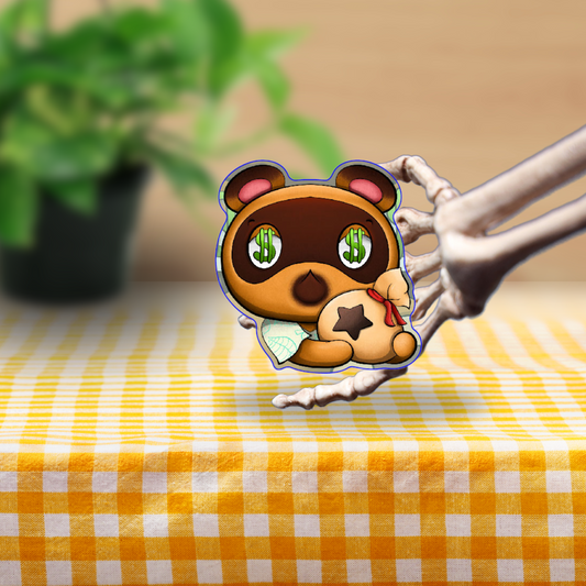 Tom Nook Vinyl Sticker
