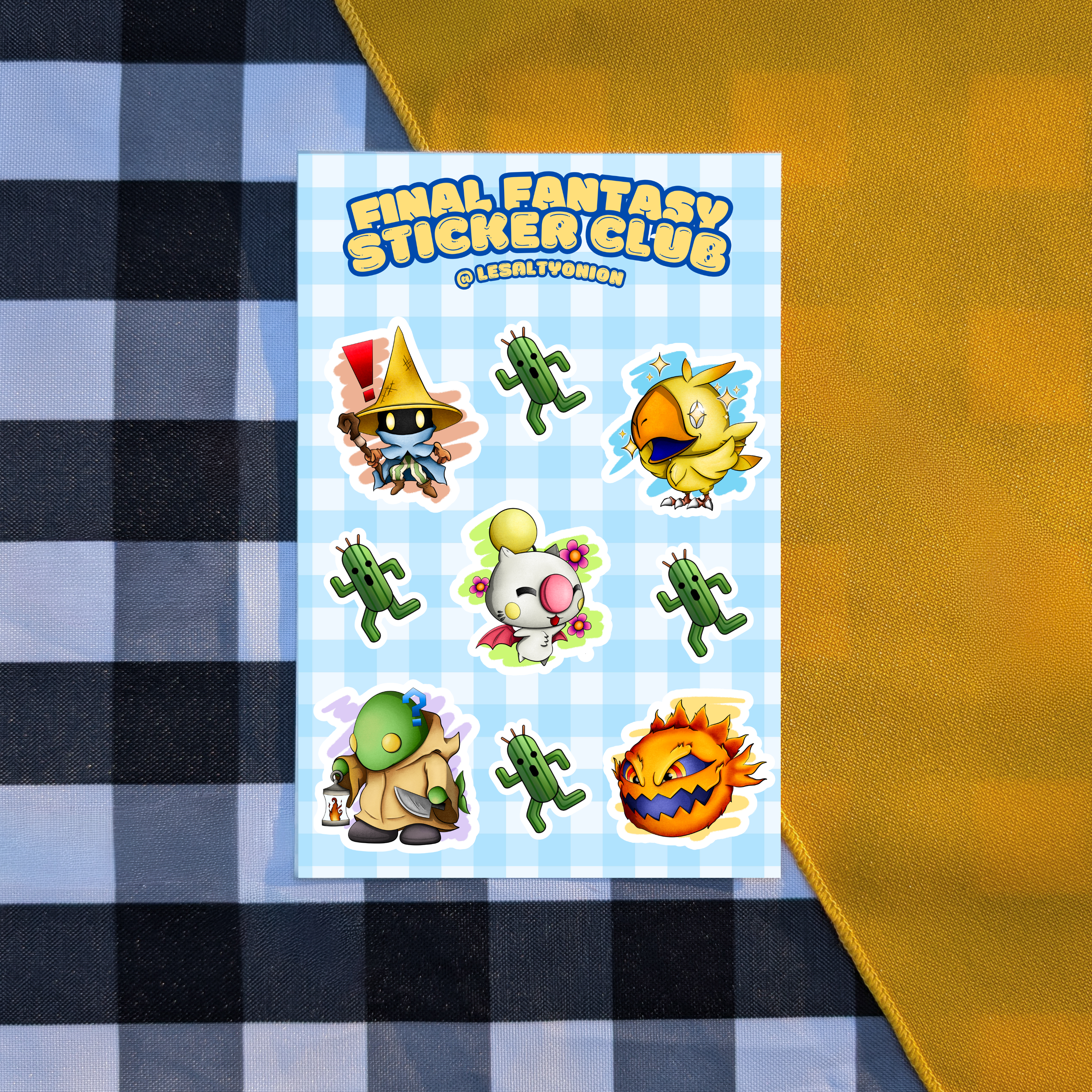 Final Fantasy Sticker Sheet!