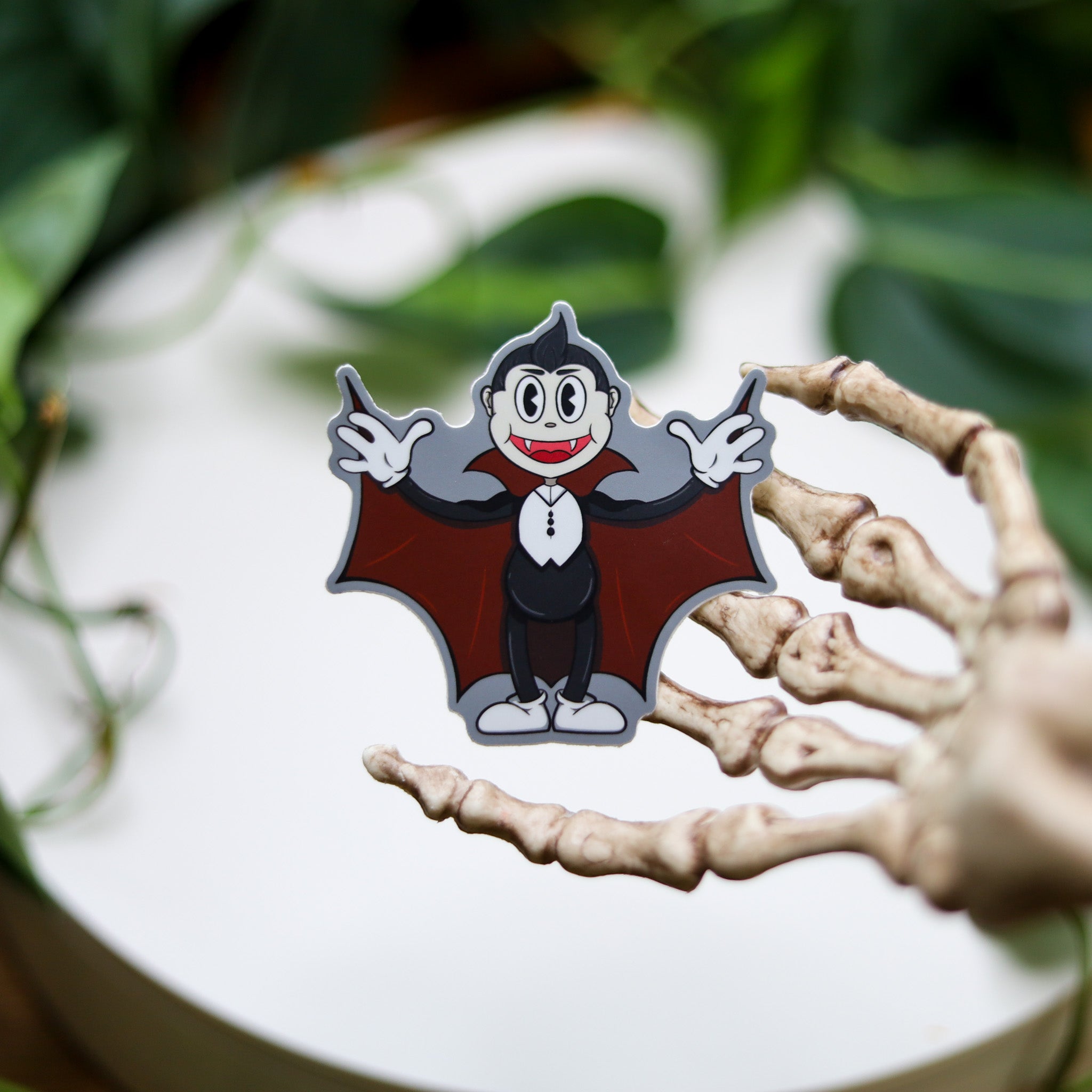 Vampire Rubber Hose Vinyl Sticker