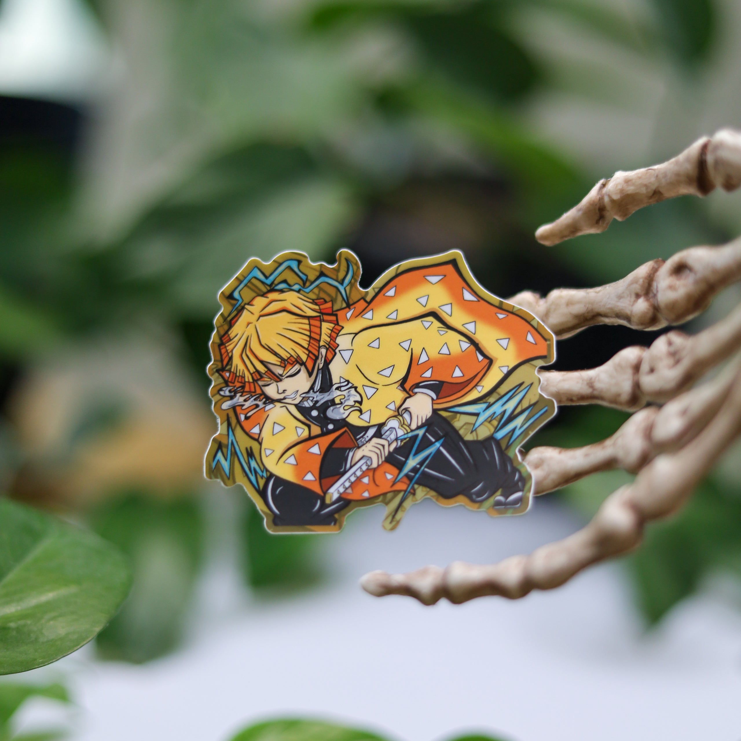 Zenitsu Fighting Vinyl Sticker