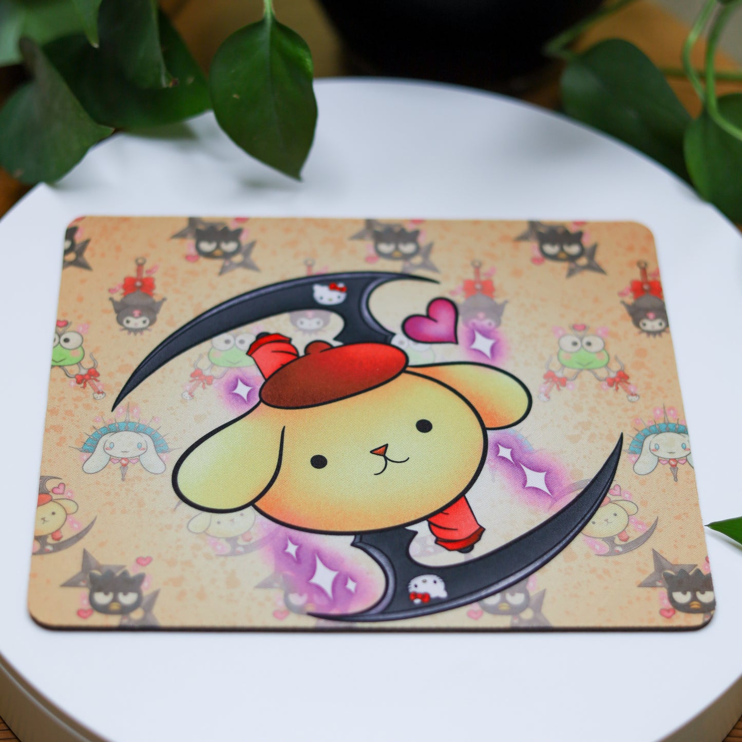 Cute But Deadly Pompompurin Mouse Pad