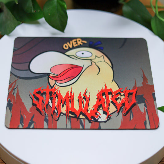 Overstimulated Psyduck Mouse Pad