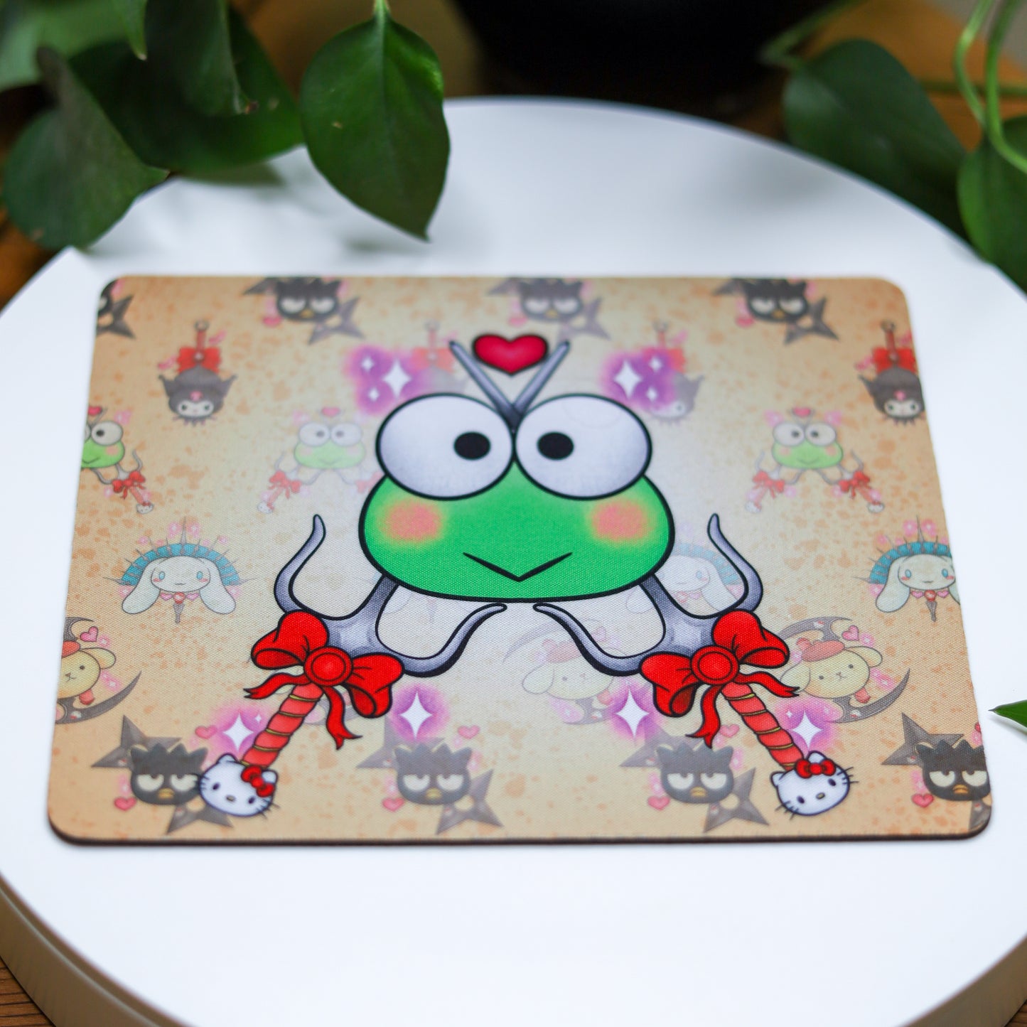 Cute But Deadly Keroppi Mouse Pad