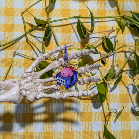 Kirby Gamecube Keychain