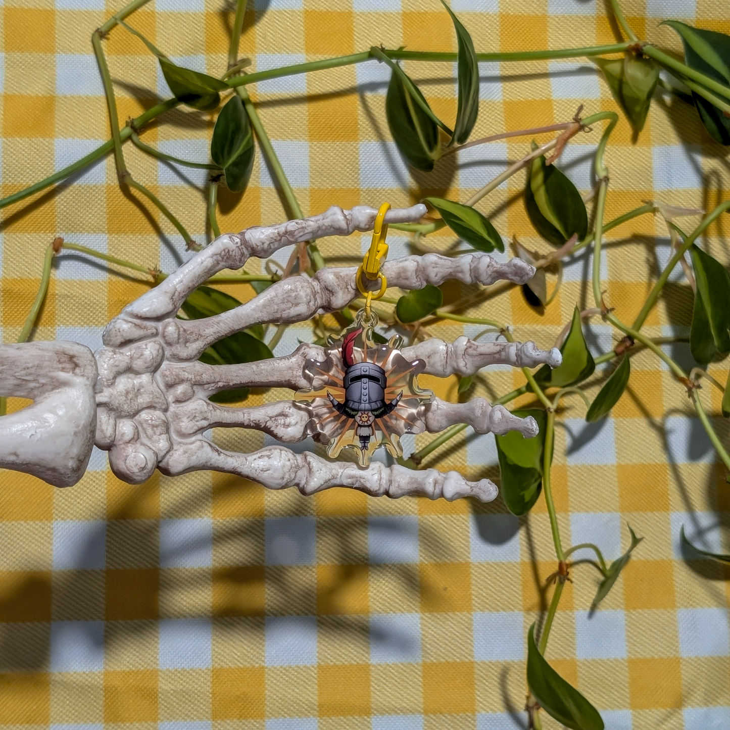 Solaire Praise the Sun Keychain