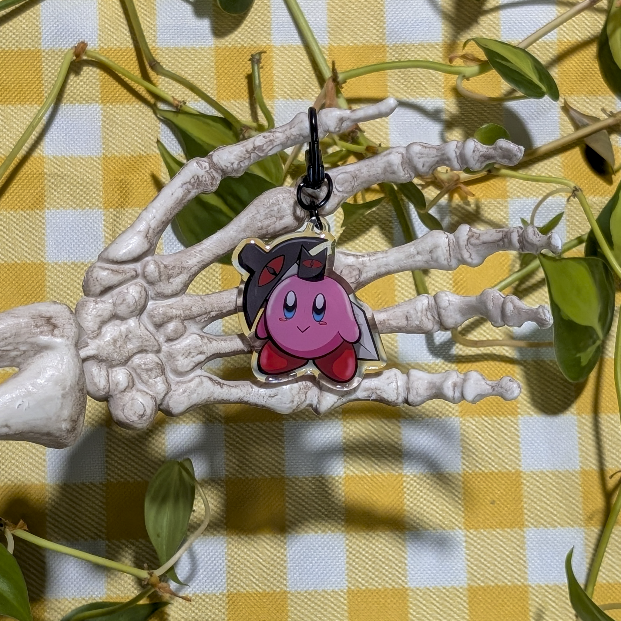 Kirby Cult of the Lamb Keychain