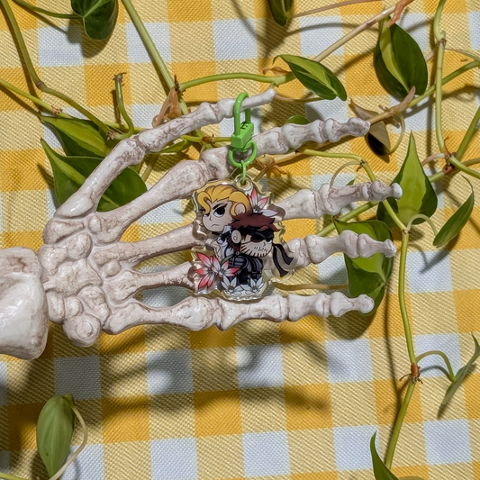 Big Boss & Naked Snake Keychain