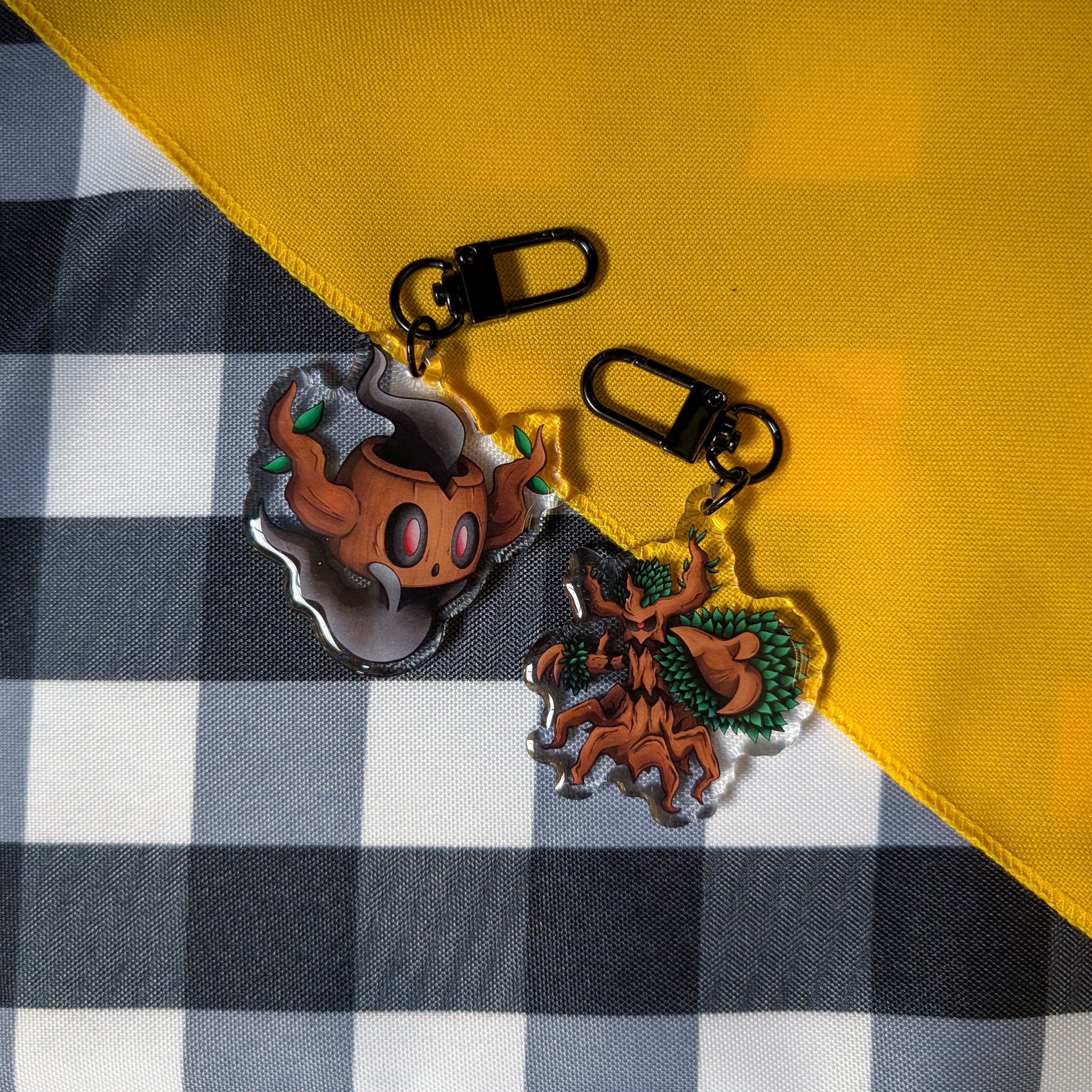 Phantump & Trevenant Keychains!