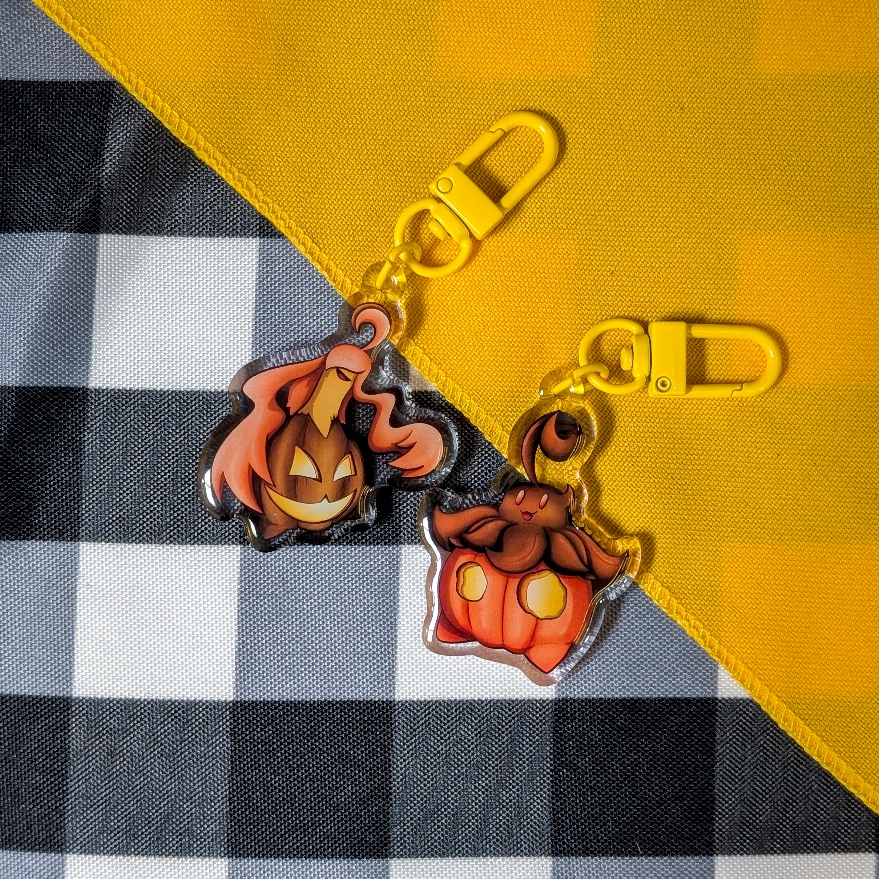 Pumpkaboo & Gourgeist Keychains!