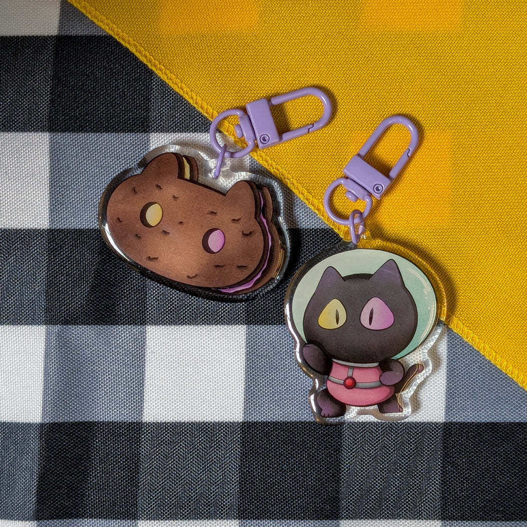 Cookie Cat Keychains!