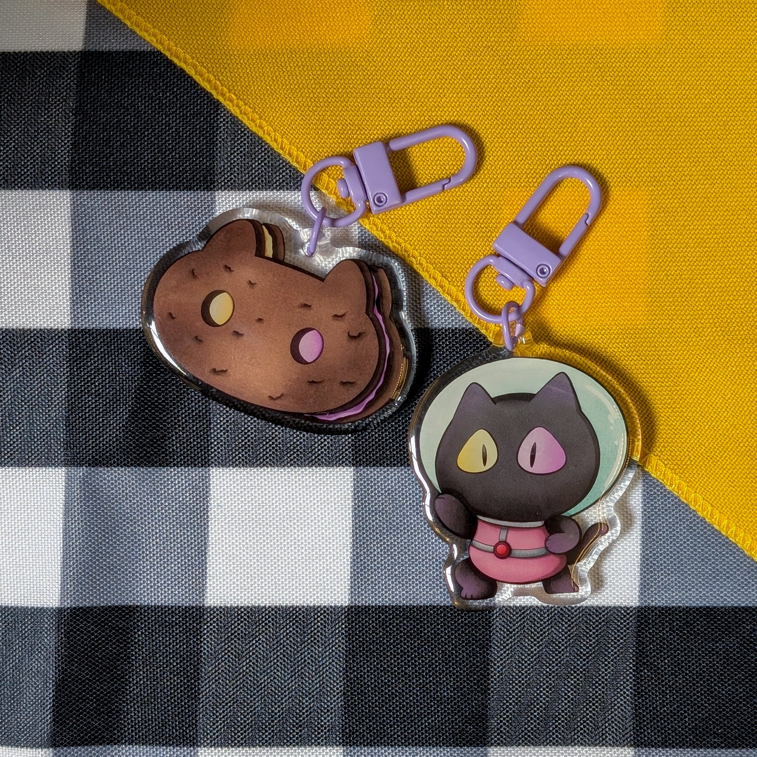 Cookie Cat Keychains!