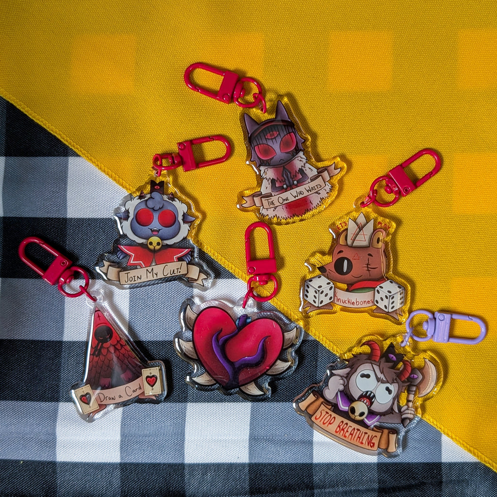 Cult of the Lamb Keychains!