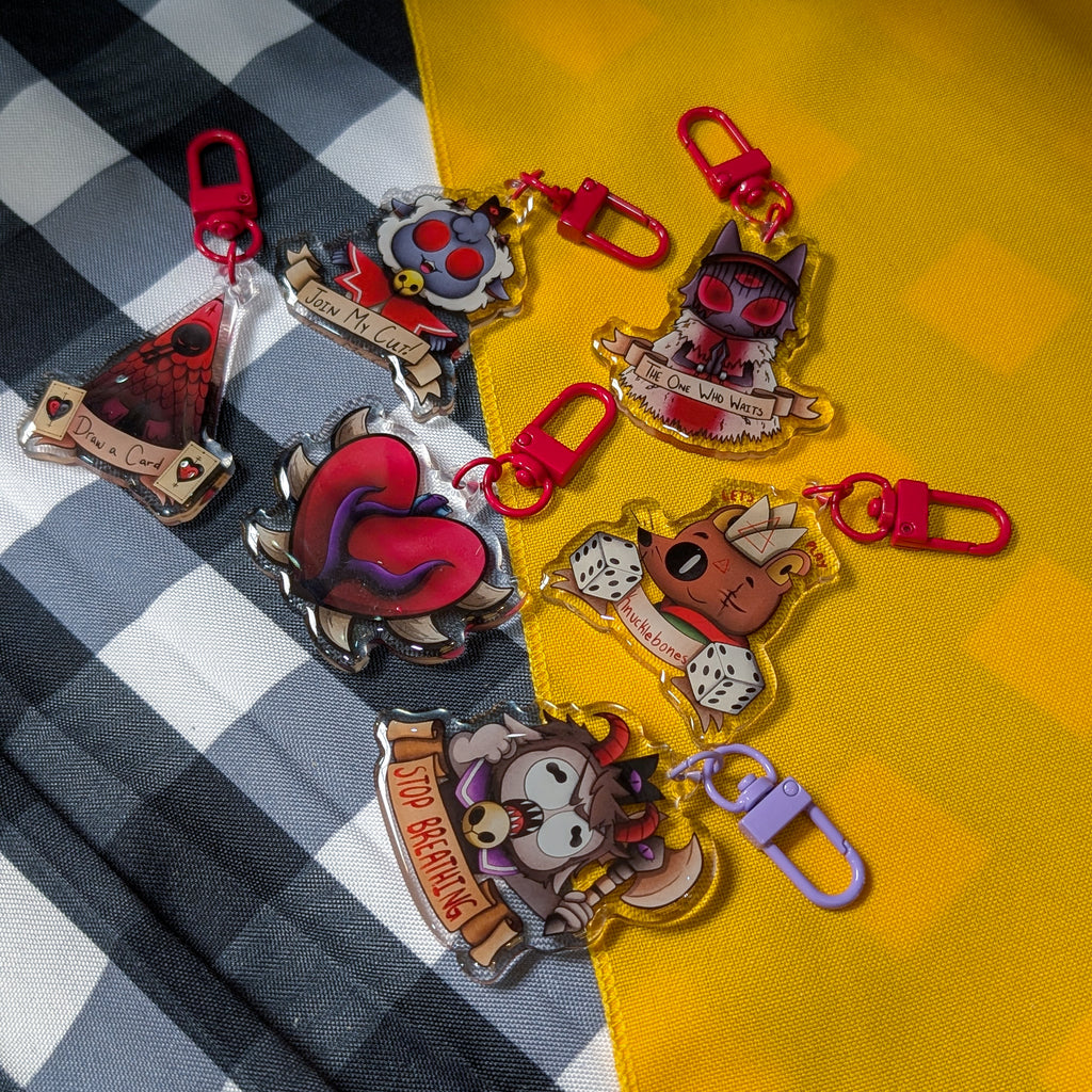 Cult of the Lamb Keychains!